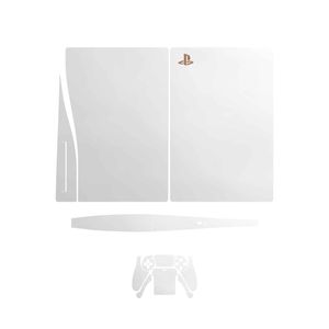 برچسب کنسول و دسته بازی ps5 ماهوت مدل metallic white